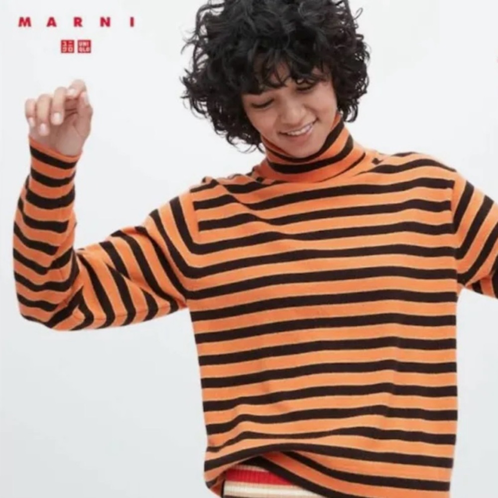 NWT Marni X Uniqlo cashmere turtleneck